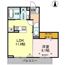 松本駅 徒歩16分 2階の物件間取画像